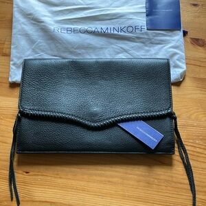 Rebecca Minkoff Black Leather Clutch